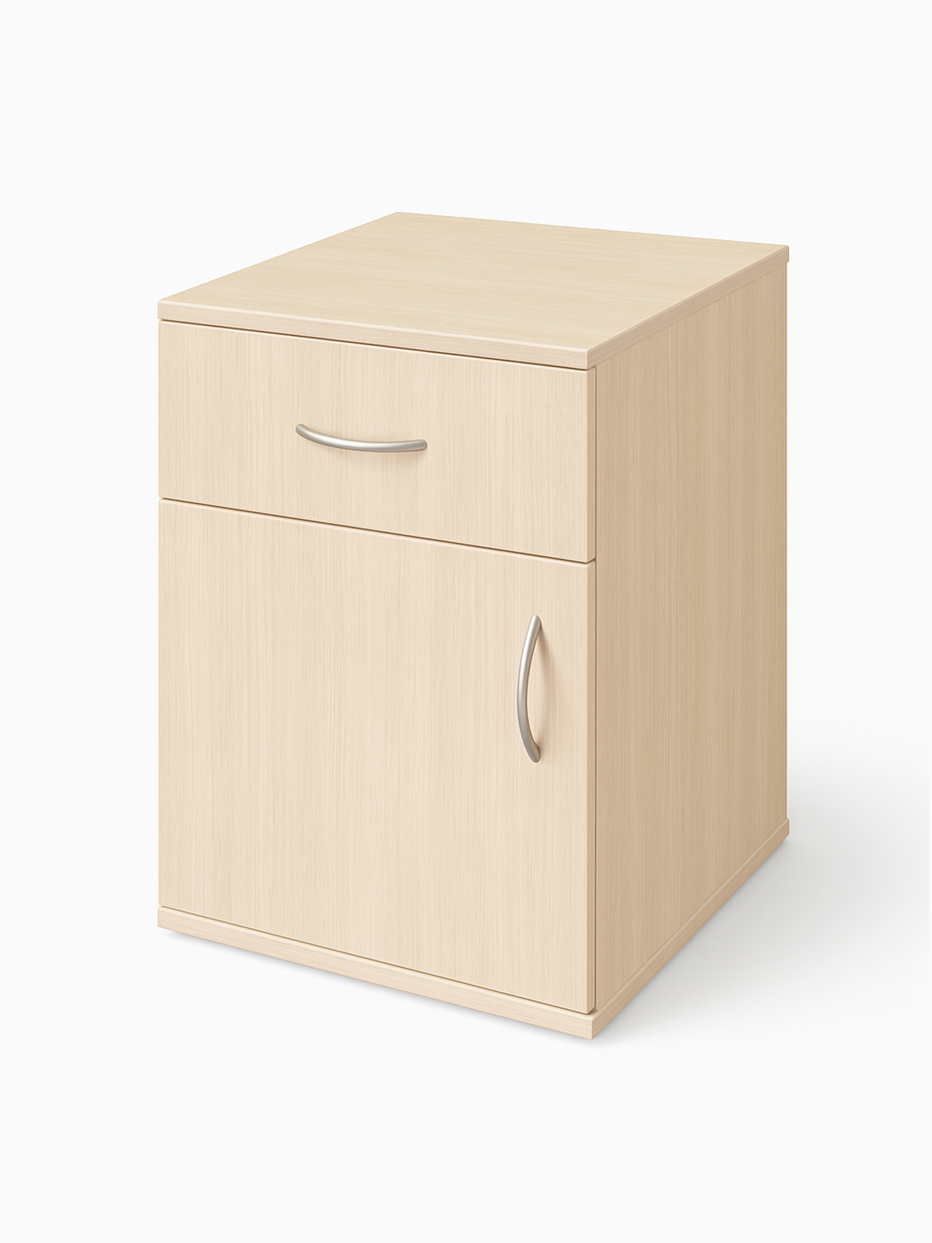 Універсальна тумбочка з дверцею (2-ма полицями) та шухлядою для зберігання речей в аудиторії, офісі чи освітньому просторі, 403х403х596 мм. АНШАР ГРУП (0824)